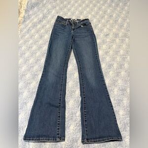 Denizen from Levi's Women's Flare Jeans in Dark Blue